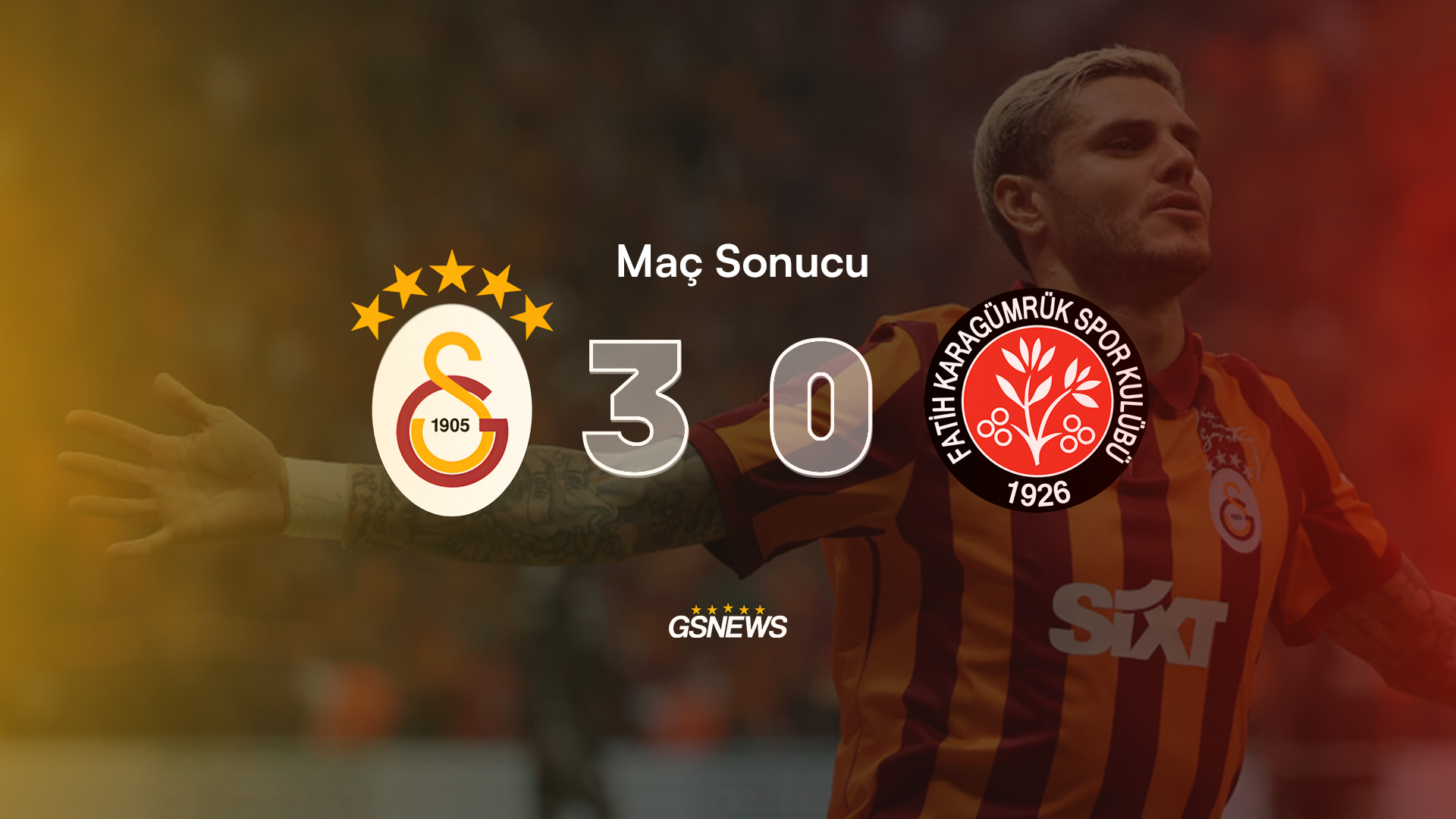 Icardi Geri Dönüşünü Golle Taçlandırdı: Galatasaray, Karagümrük’ü 3-0 Mağlup Etti!